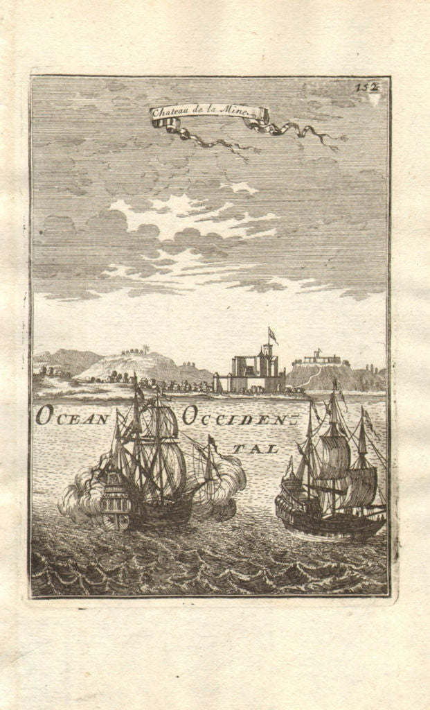 ELMINA CASTLE GHANA. St George of the Mine São Jorge da Mina Slaves. MALLET 1683